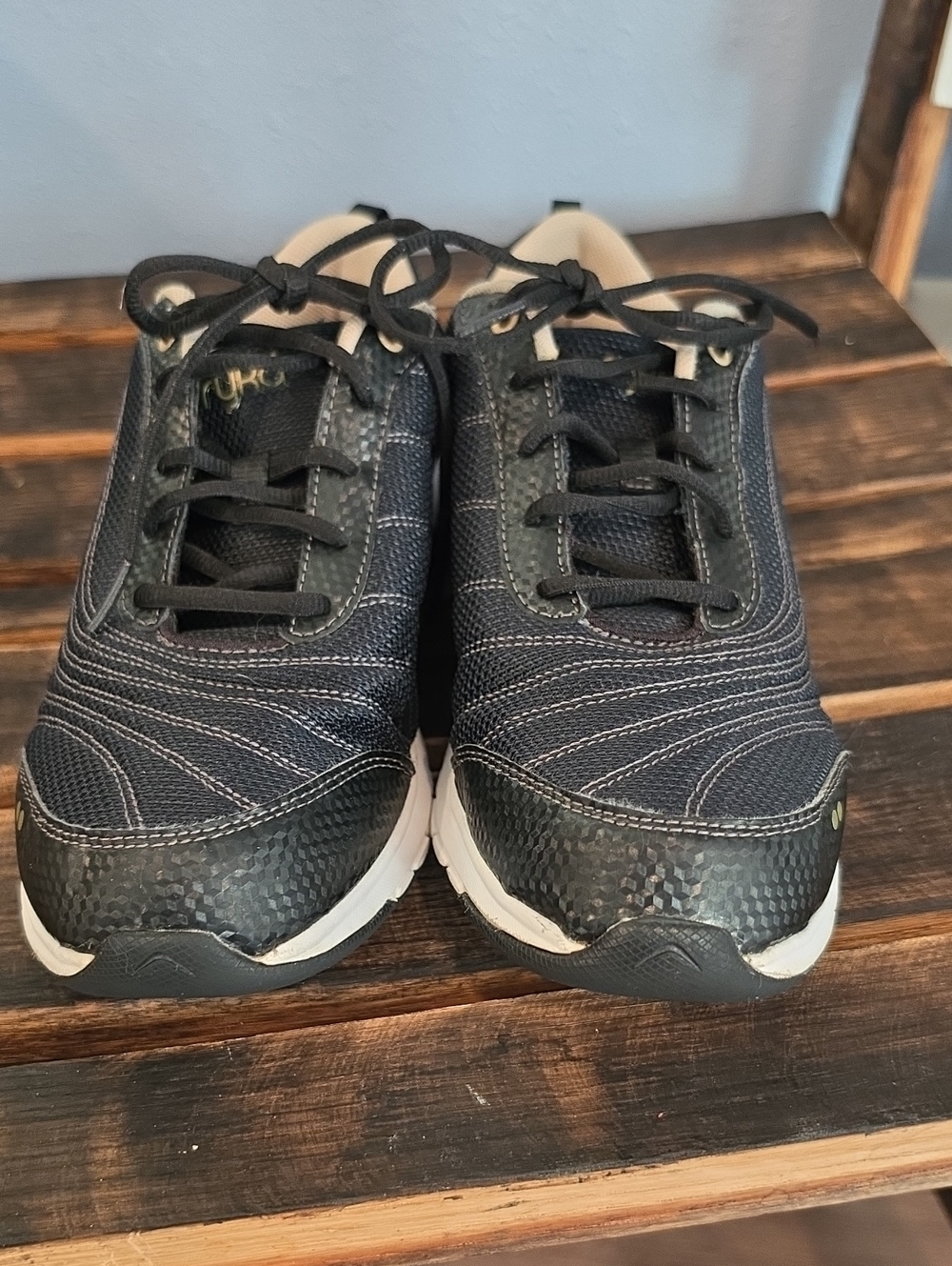 Women's Ryka Casual Lace-Up Sneakers - Black